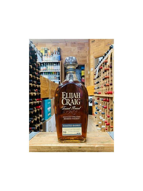 Elijah Craig Toasted Barrel  Small Batch Kentucky Straight Bourbon Whiskey Finished in European Toasted Oak Barrels