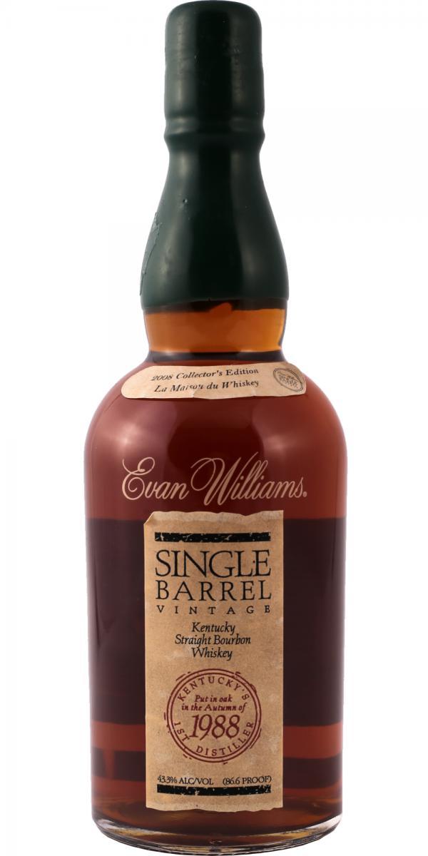 Evan Williams 1988  Single Barrel