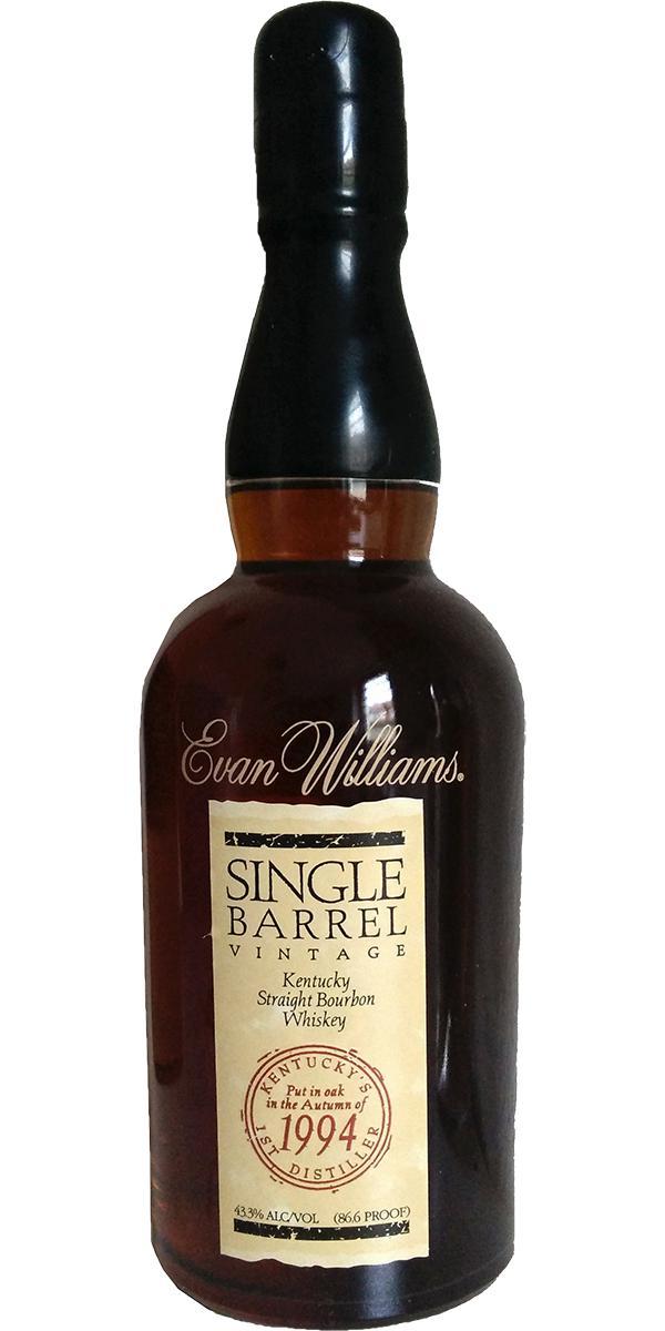 Evan Williams 1994  Single Barrel Vintage