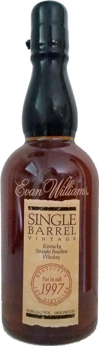 Evan Williams 1997  Single Barrel Vintage