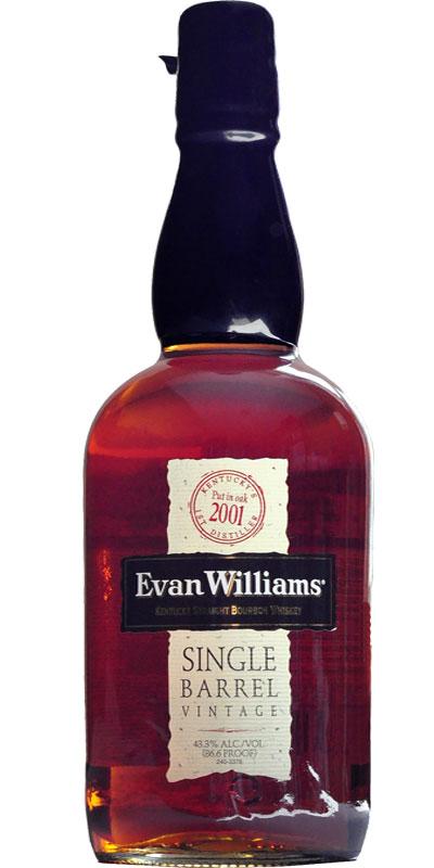 Evan Williams 2001  Single Barrel