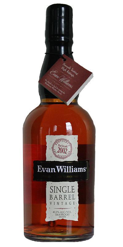 Evan Williams 2002  Single Barrel