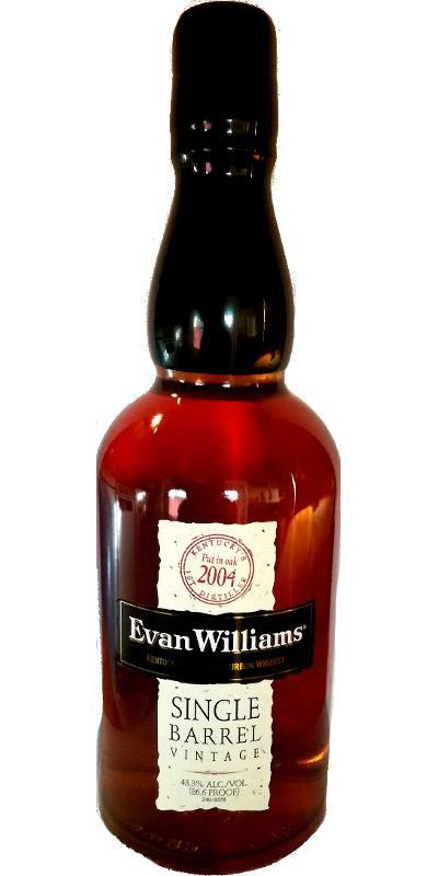Evan Williams 2004  Single Barrel