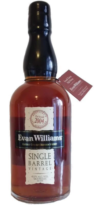 Evan Williams 2004  Single Barrel Vintage