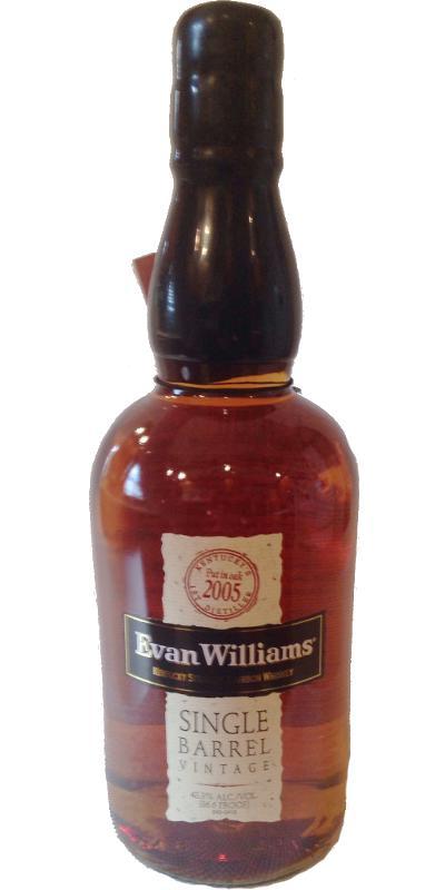 Evan Williams 2005  Single Barrel