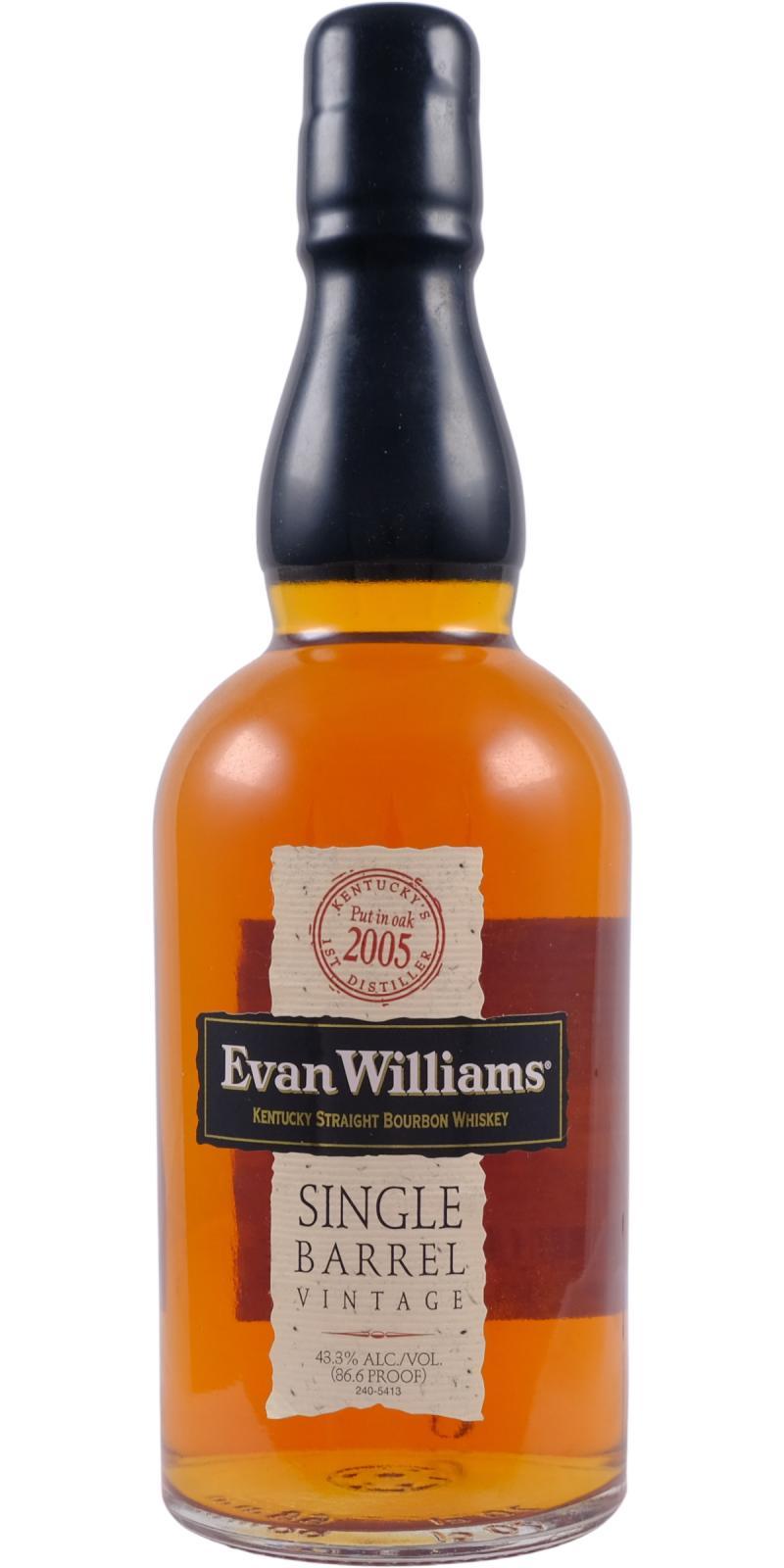 Evan Williams 2005  Single Barrel