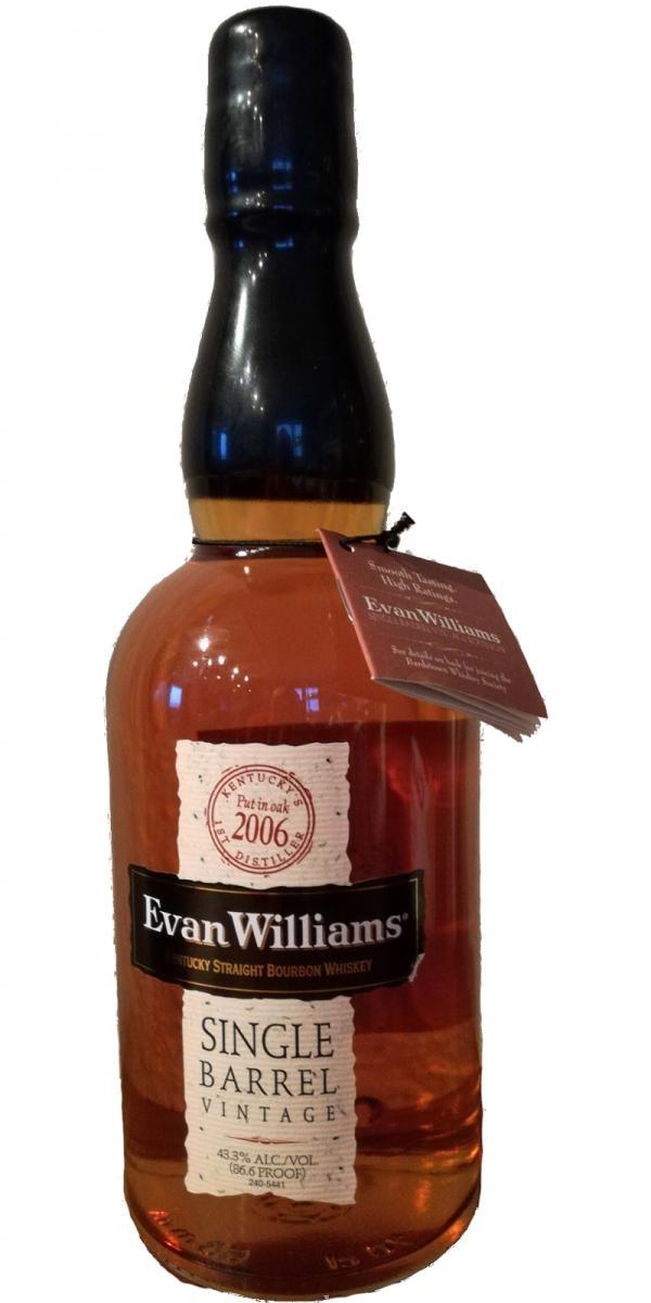 Evan Williams 2006  Single Barrel