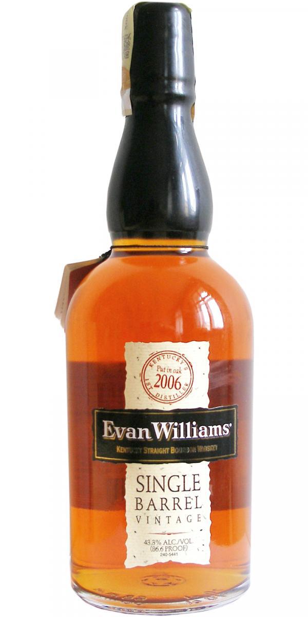 Evan Williams 2006  Single Barrel Vintage