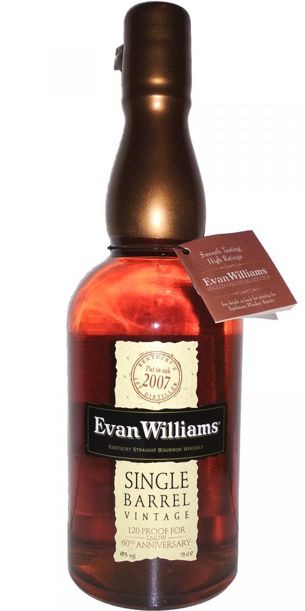Evan Williams 2007  Single Barrel