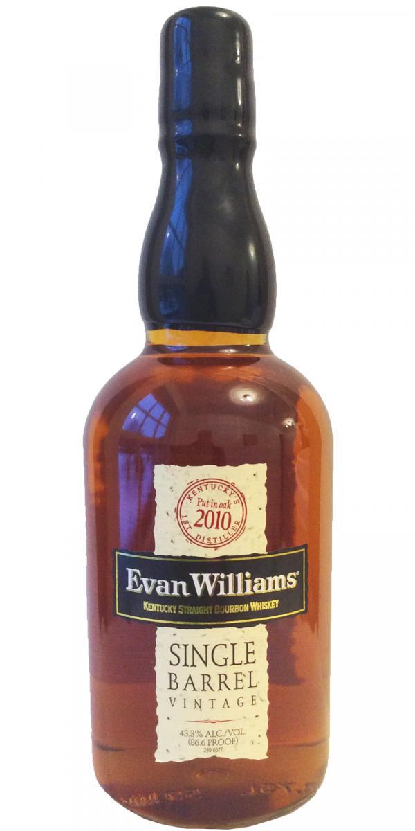 Evan Williams 2010  Single Barrel Vintage