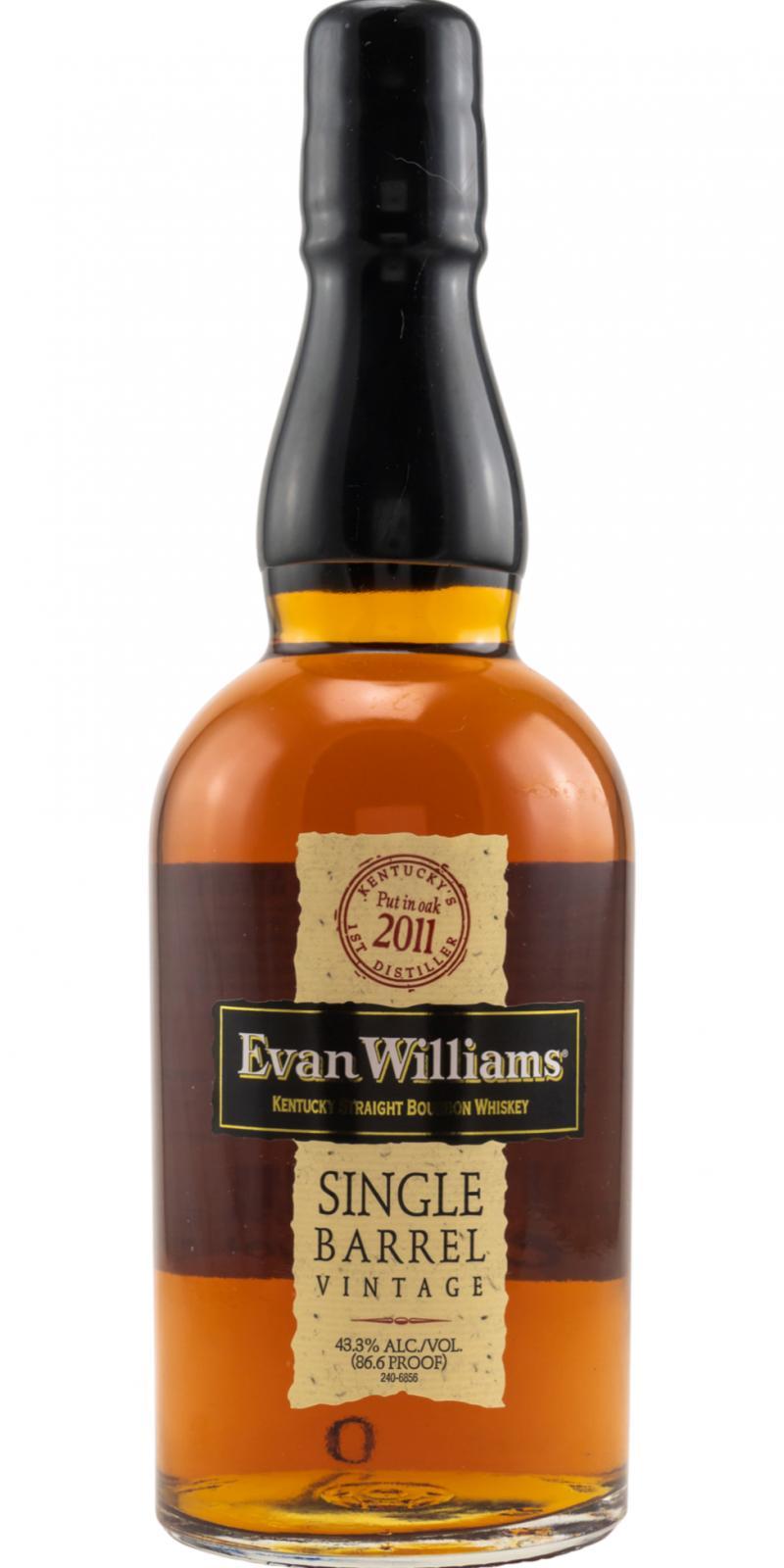 Evan Williams 2011  Single Barrel Vintage
