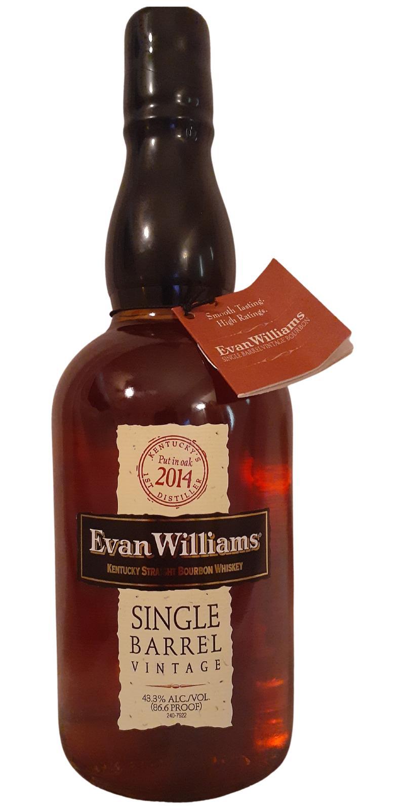 Evan Williams 2014  Single Barrel Vintage