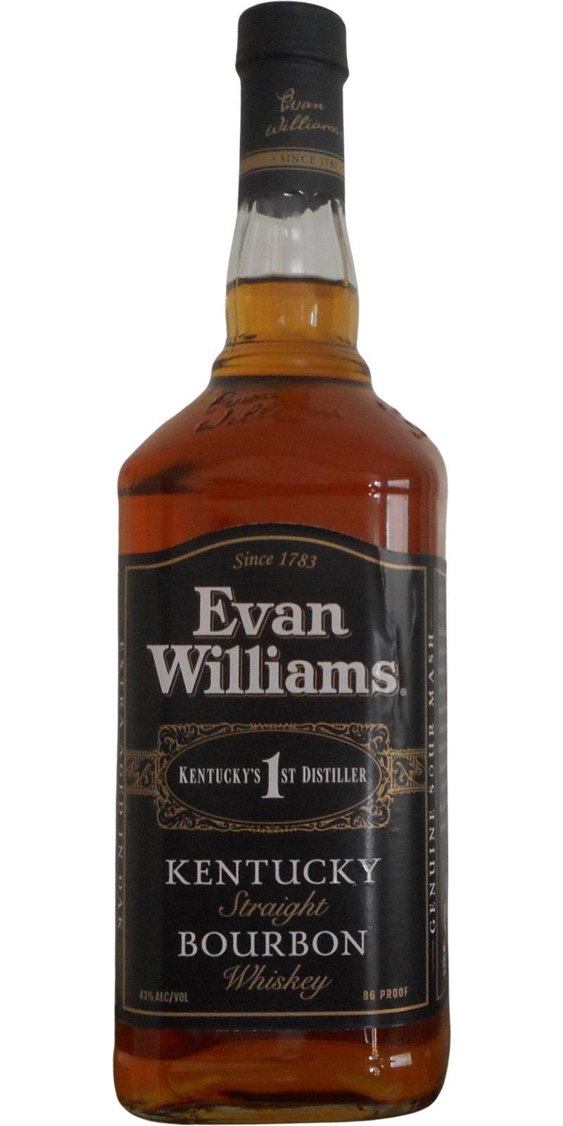 Evan Williams Black Label  Kentucky Straight Bourbon Whiskey