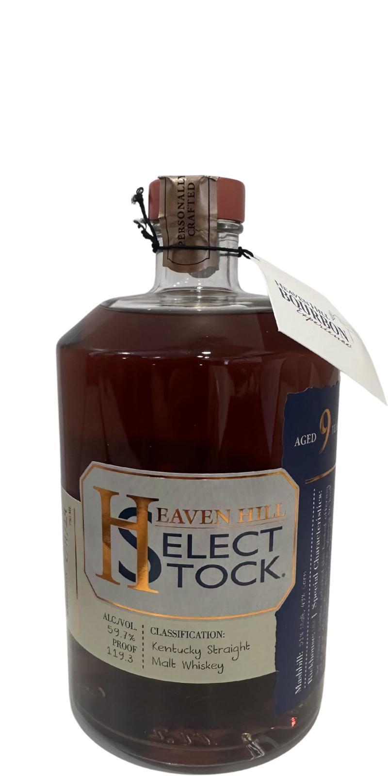 Heaven Hill 09-year-old  Select Stock
