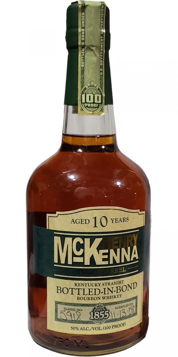 Henry McKenna 10-year-old  Single Barrel - Bottled in Bond