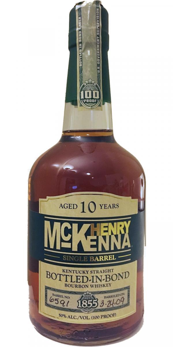 Henry McKenna 10-year-old   Single Barrel - Bottled in Bond