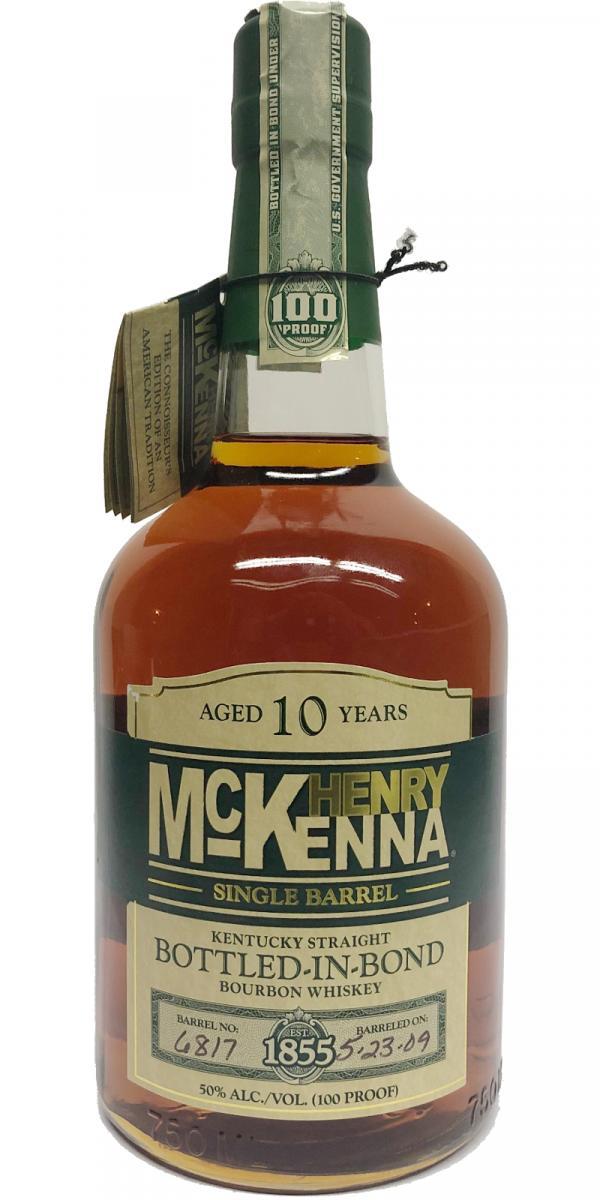 Henry McKenna 10-year-old  Single Barrel - Bottled in Bond