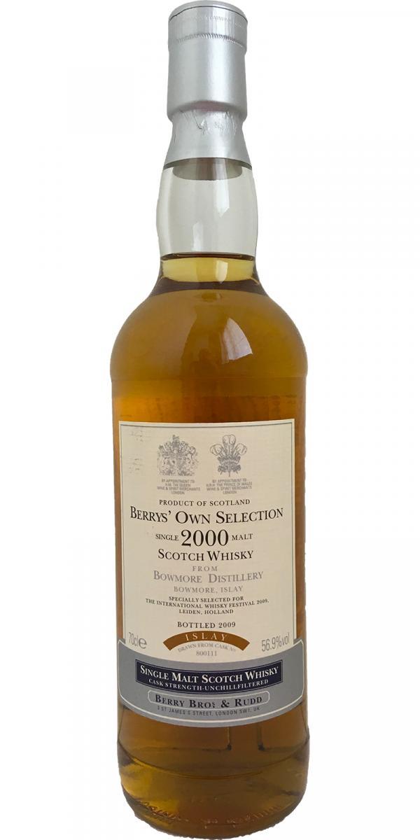 Bowmore 2000 BR Berrys' Own Selection