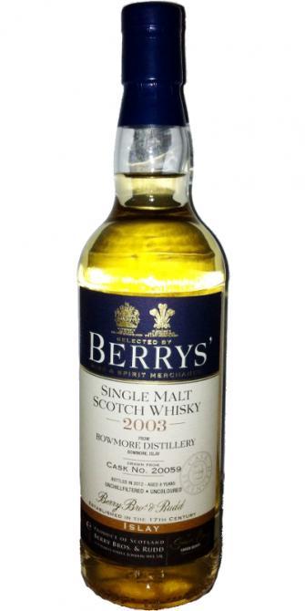 Bowmore 2003 BR Berrys'