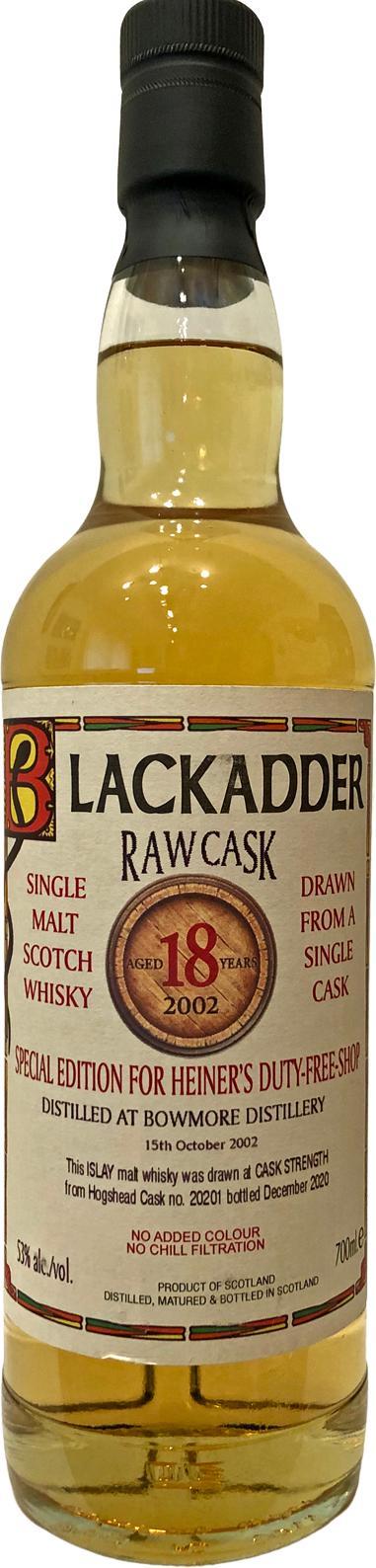 Bowmore 2002 BA Raw Cask