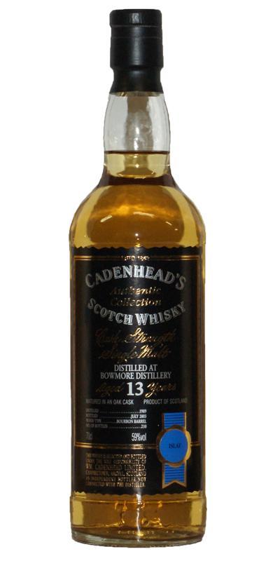 Bowmore 1989 CA Authentic Collection