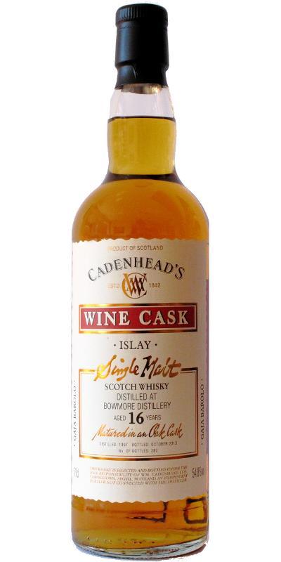 Bowmore 1997 CA Wood Range - Wine Cask