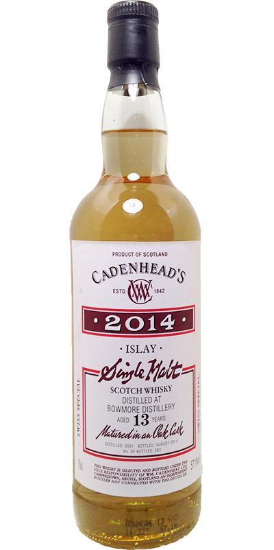 Bowmore 2001 CA 2014