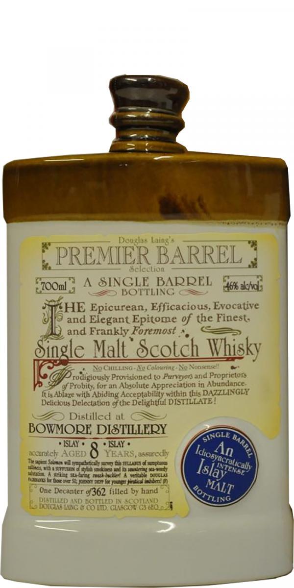 Bowmore 08-year-old DL Premier Barrel Selection