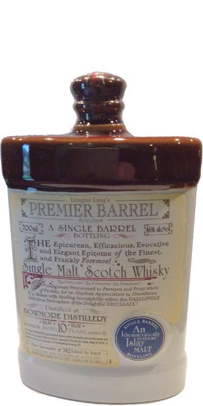 Bowmore 10-year-old DL Premier Barrel Selection