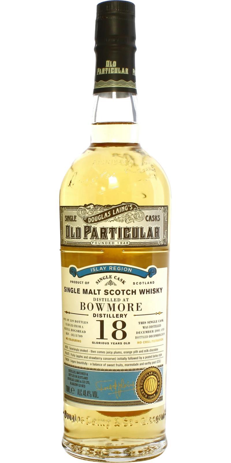 Bowmore 2001 DL Old Particular