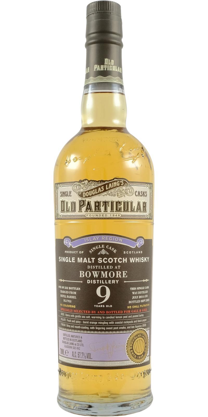 Bowmore 2014 DL Old Particular