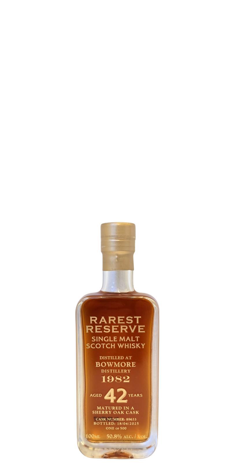 Bowmore 1982 DT Rarest Reserve