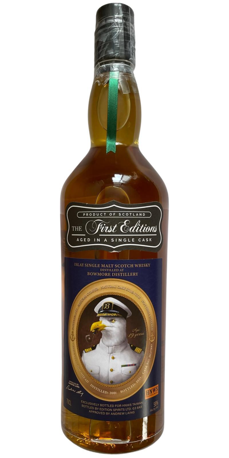 Bowmore 2001 ED The First Editions