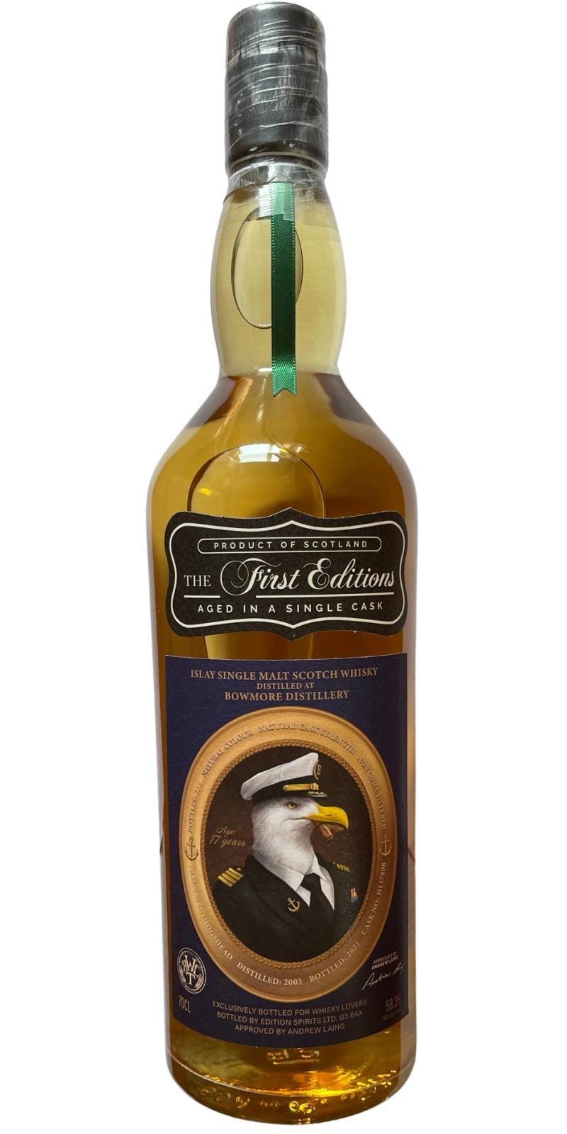 Bowmore 2003 The First Editions