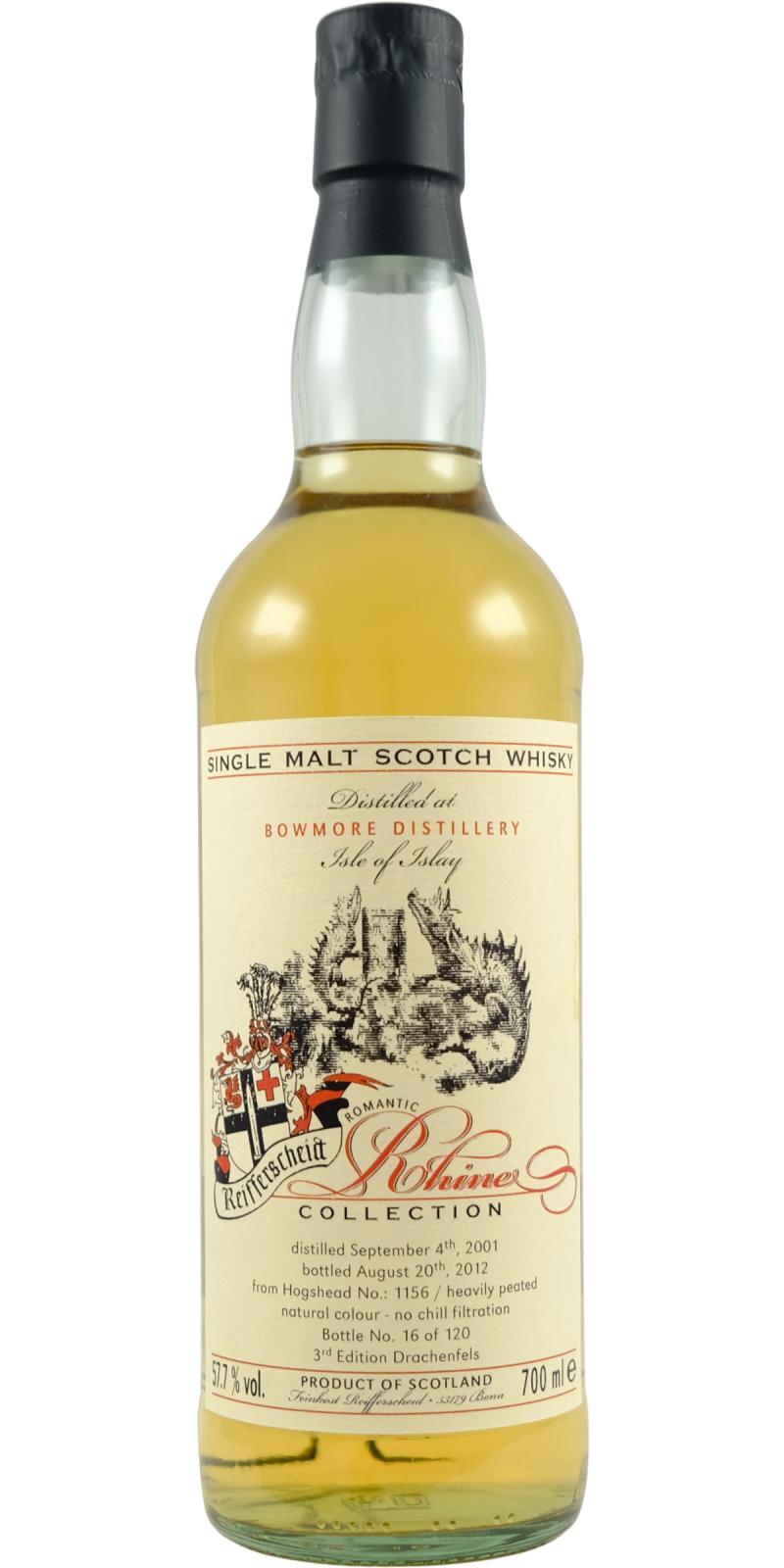 Bowmore 2001 FR Romantic Rhine Collection