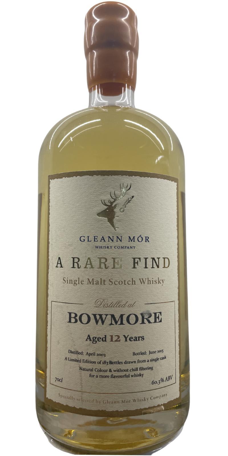 Bowmore 2003 GlMo A Rare Find