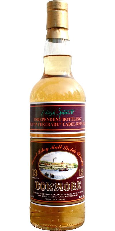 Bowmore 1997 HSC Old Intertrade Label Replica