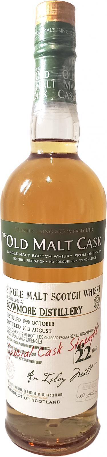 Bowmore 1990 HL The Old Malt Cask - Special Cask Strength