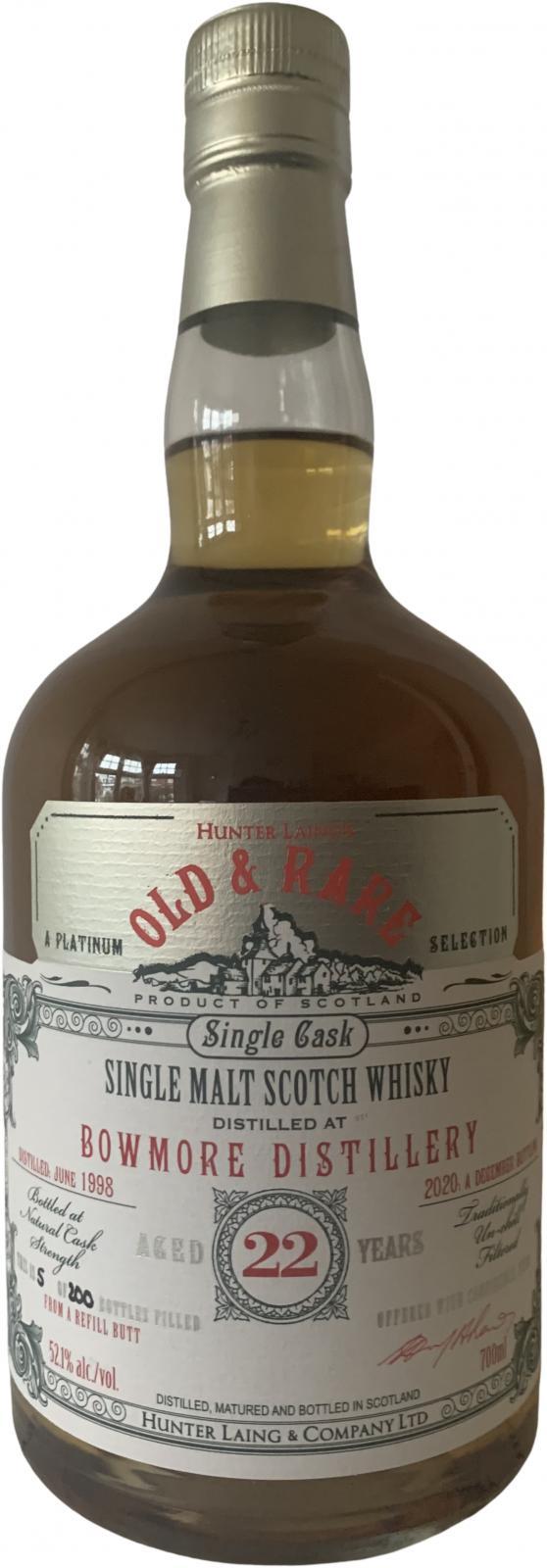 Bowmore 1998 HL Old & Rare