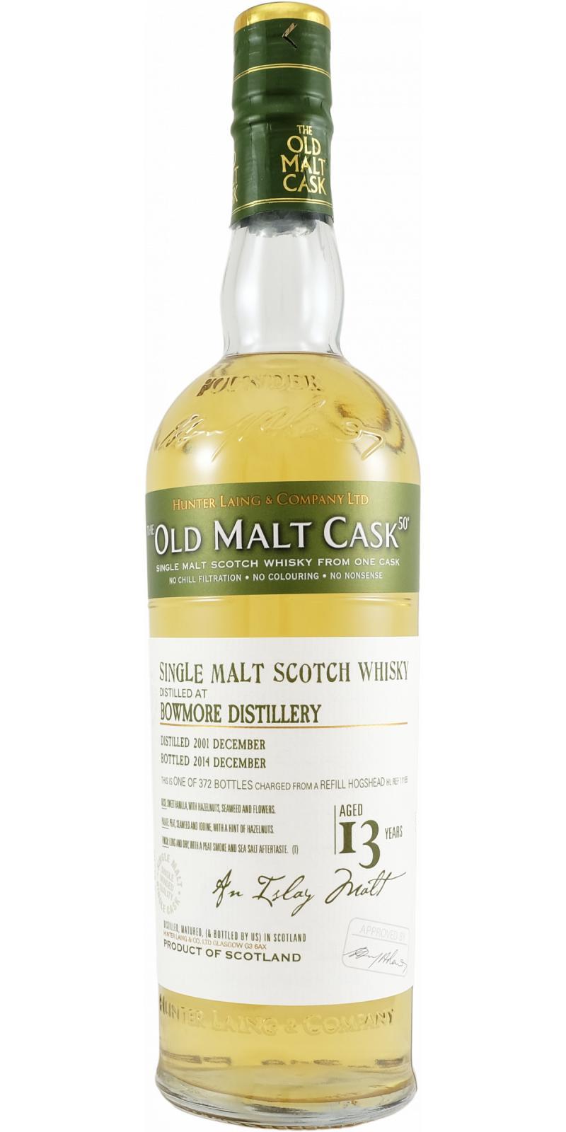 Bowmore 2001 HL The Old Malt Cask
