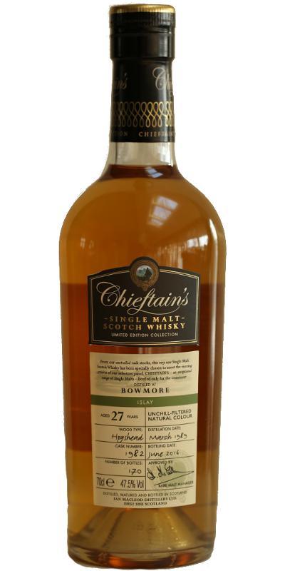 Bowmore 1989 IM Chieftain's