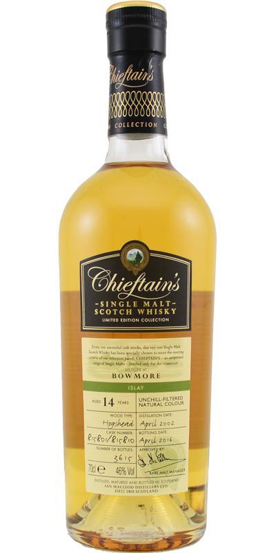 Bowmore 2002 IM Chieftain's