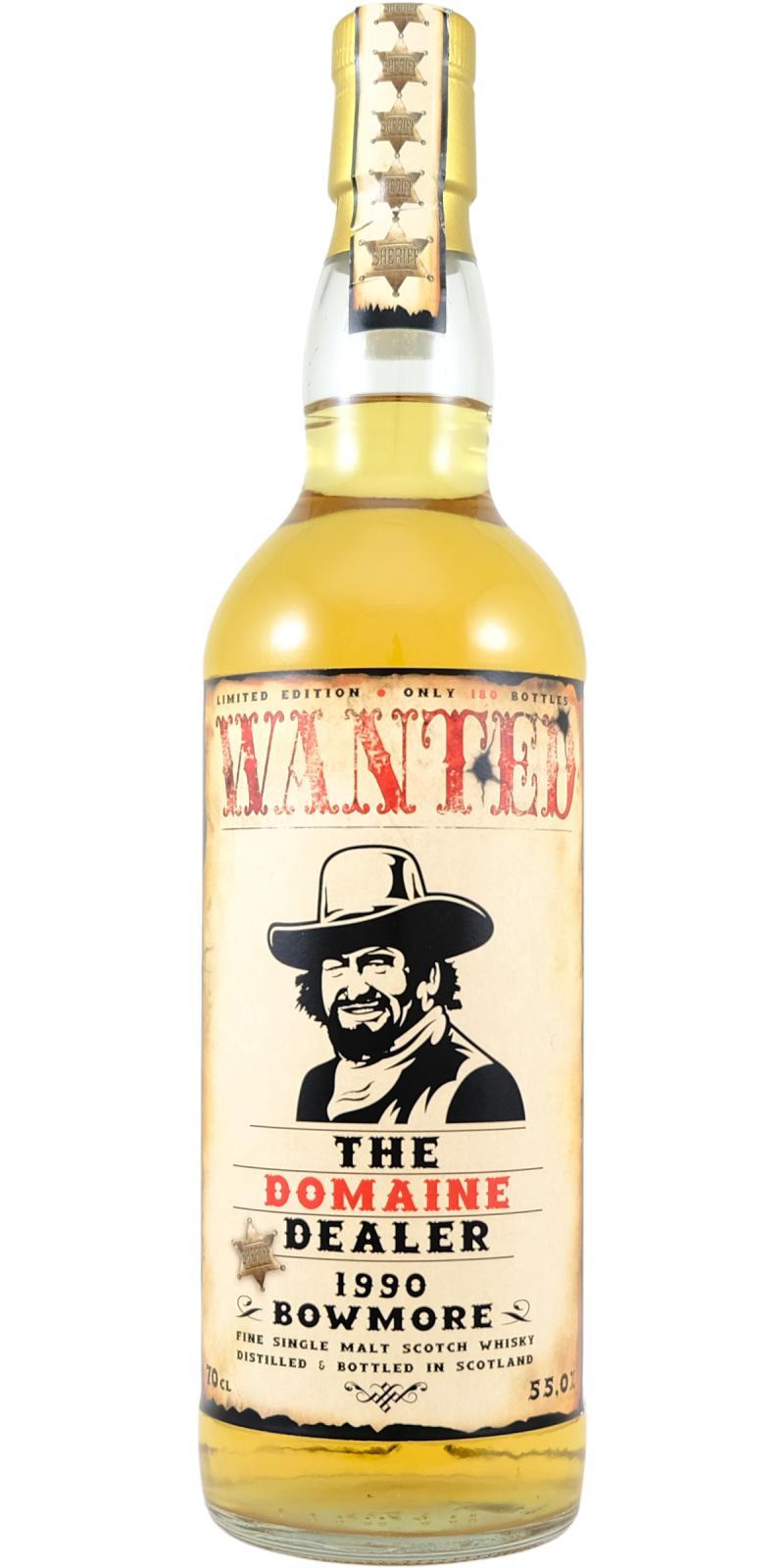 Bowmore 1990 JW Wanted - The Domaine Dealer