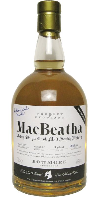 Bowmore 1997 Kc MacBeatha 4th Edition