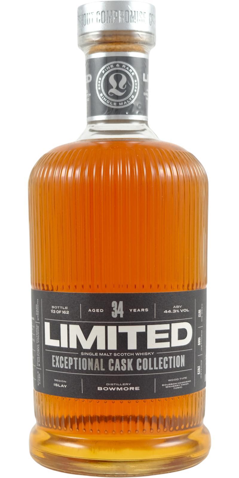 Bowmore 1989 LTDW Exceptional Cask Collection