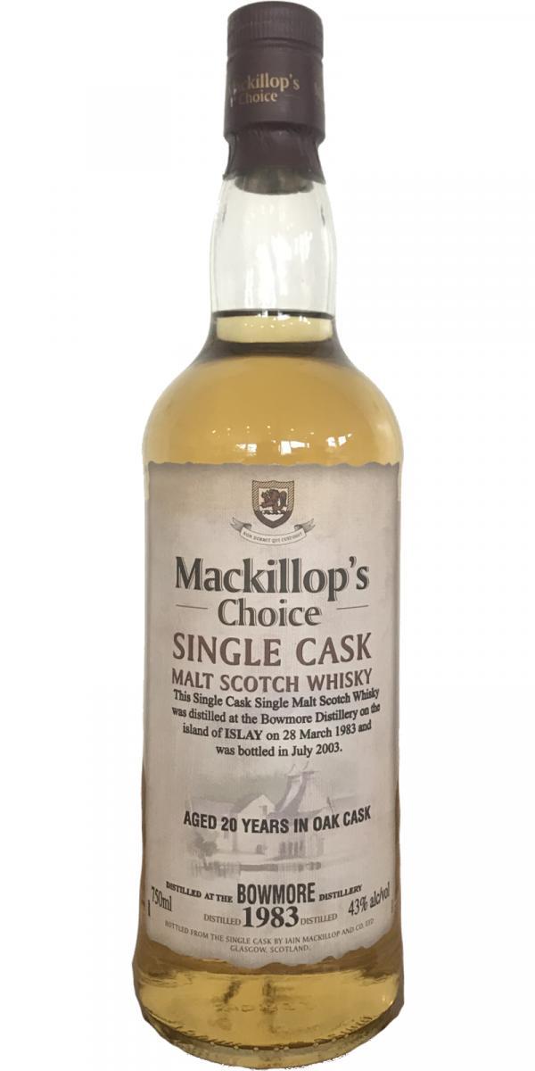 Bowmore 1983 McC Single Cask