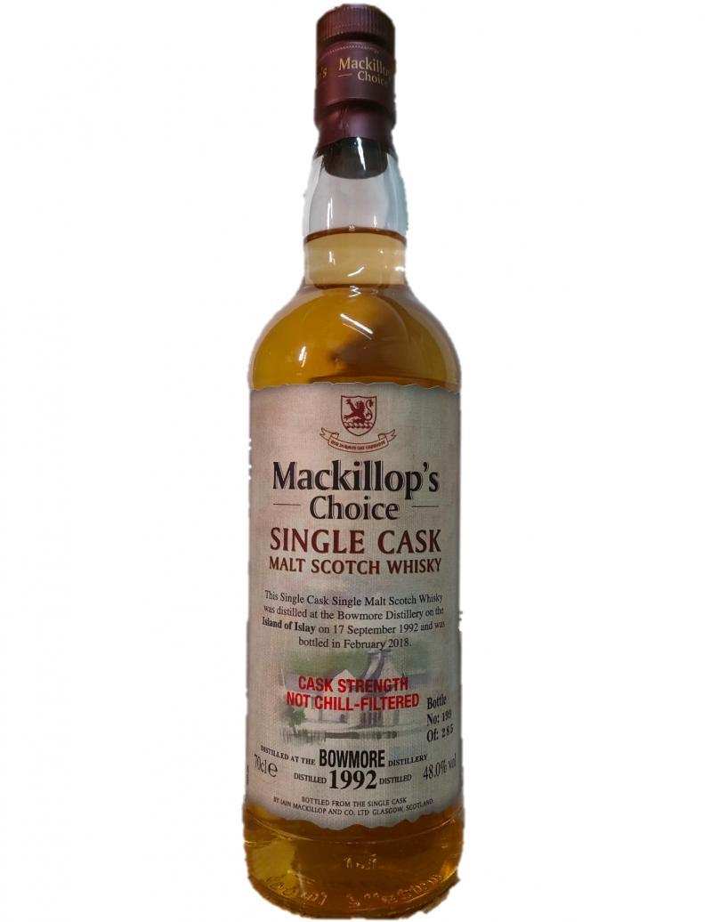 Bowmore 1992 McC Single Cask - Cask Strength