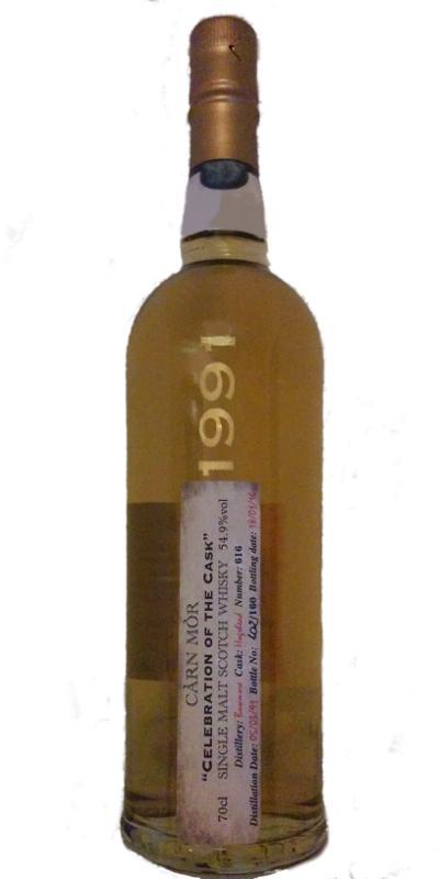 Bowmore 1991 MMcK Càrn Mòr Celebration of the Cask
