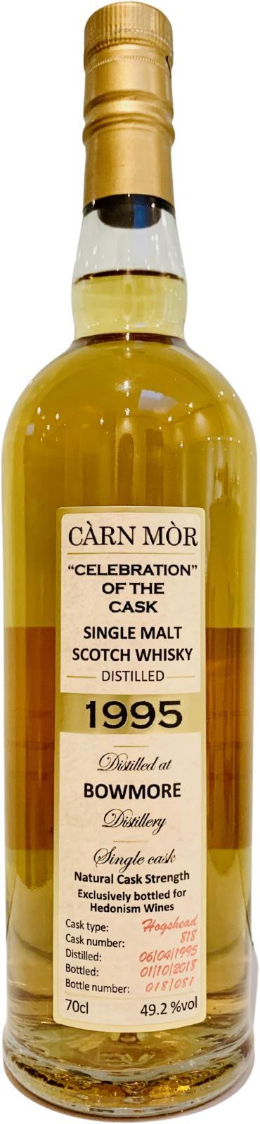 Bowmore 1995 MMcK Càrn Mòr Celebration of the Cask