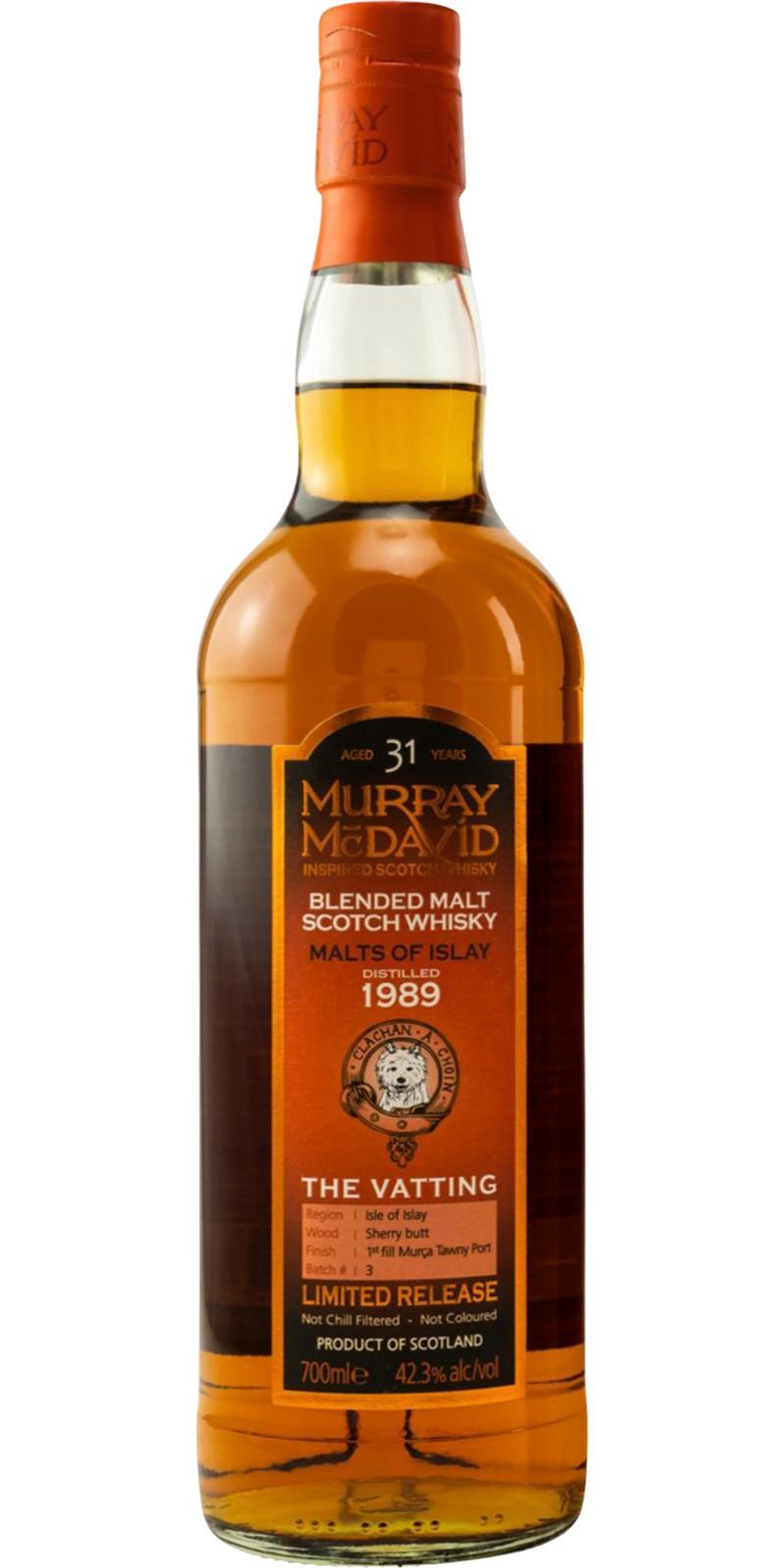 Blended Malt Scotch Whisky Malts of Islay - Àlainn 1989 MM The Vatting - Limited Release